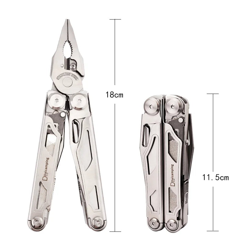 Daicamping DL30 Replaceable Part Hand Multi Tool Multi-tool Sets Cutter Multitools Survival Pliers Multifunctional Folding Knife Wild Frontier Gear LLC
