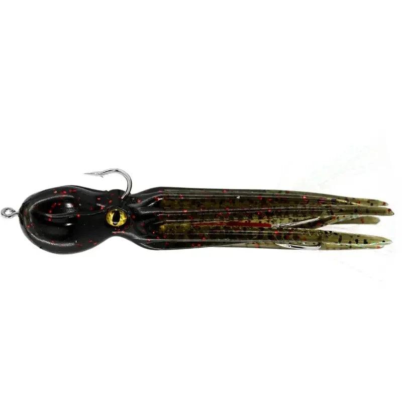 22g Silicone Octopus Double Hook Fishing Lure Baits - Triple Jig Sinking Swimbaits for Bass, Trout, and Shad - Wild Frontier Gear LLC