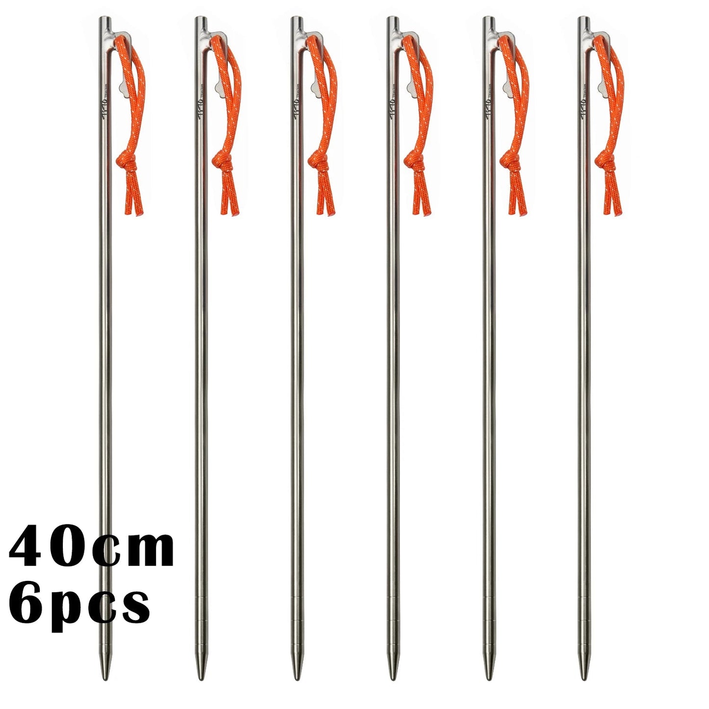 TiTo Titanium Alloy Tent Pegs Outdoor Camping Tent Nail Anti-bending Heavy Duty Canopy Titanium Tent Stake 20/24/30/35/40cm Wild Frontier Gear LLC