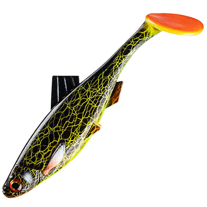 AYWFISH 15CM 25.5G Soft Swimbait Lures Black Bass Artificial Silicone Shad Fishing Lure Tackle Sinking Soft Plastic Bait Pike
