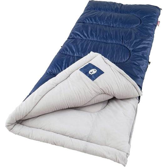 Coleman Brazos Cold-Weather Sleeping Bag, 20°F/30°F Lightweight Camping Sleeping Bag for Adults, No-Snag Zipper Wild Frontier Gear LLC