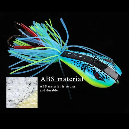 FLYSAND Floating Frog Fishing Lures 9g - Weedless Design with Double Sharp Hooks for Predator Fish - Wild Frontier Gear LLC