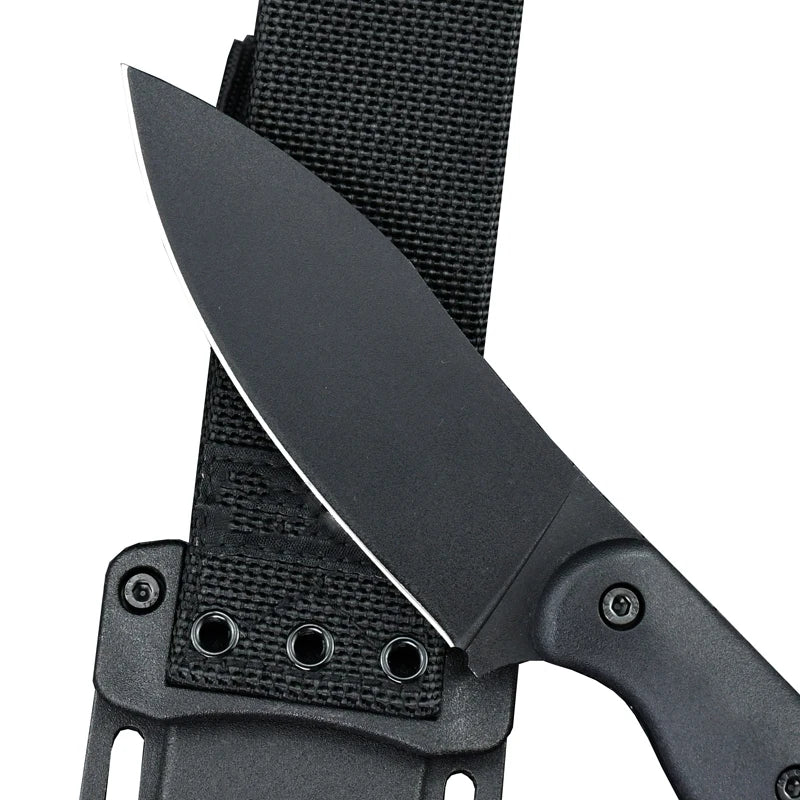 2024 Style Outdoor Knife KB-19 High Hardness Sharp Straight Knives D2 Blade Wilderness Survival Pocket Knives With Scabbard