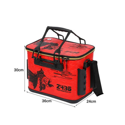 Portable Fishing Bucket Folding EVA Fishing Tackle Bag 6 Style Live Fish Box Fishing Tool Gear Accessories 36/40/45cm - Wild Frontier Gear LLC