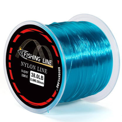 Sougayilang Nylon Fishing Line 120m Nylon Line Fluorocarbon Fishing Line for SaltWater Pesca