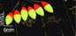 120pcs (20packs)/lot Oval Fishing Float Seven Star Bobber Beans Rig Making Floating Beans Red/Yellow/Mix Beads Carp Fishing J494 Wild Frontier Gear LLC