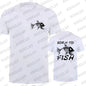 Born To Fish Funny Shirt Fashion Fisherman T-shirts Short Sleeve Funny Fishing Lover Tshirts Casual Summer Men's Street T-shirt - Wild Frontier Gear LLC