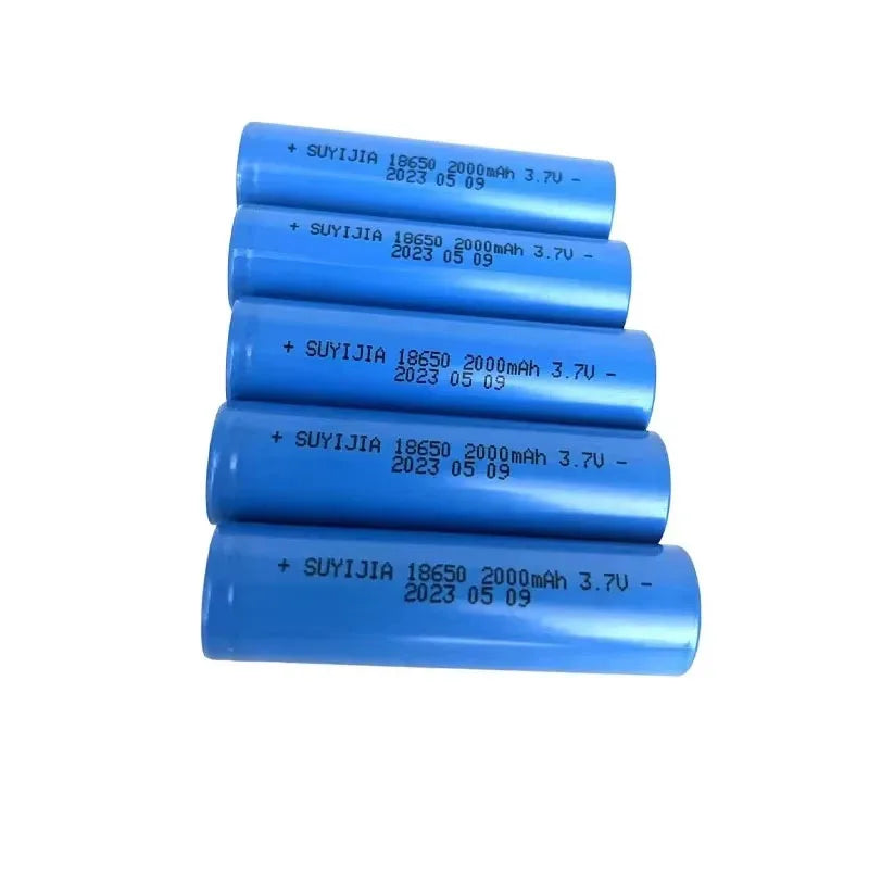 2000mah 18650 Rechargeable Battery with Charger 3.7V Li-ion Batteries for Electric Pointer Doorbell Flashlight Lithium Battery Wild Frontier Gear LLC