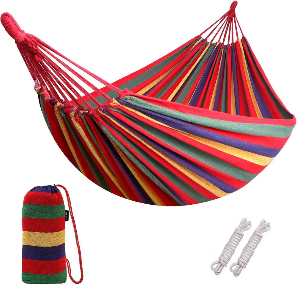 Premium Garden Hammock Portable Carry Bag Outdoor Camping Hanging Travel Swing Wild Frontier Gear LLC