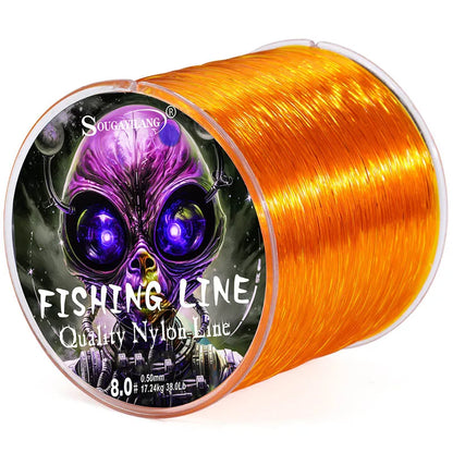 Sougayilang Nylon Fishing Line 100m 500m Super Stronger Japan Monofilament  Line Max Drag 7-38LB Saltwater Freshwater Carp Line