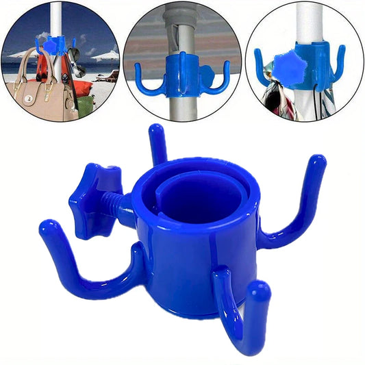 Beach Umbrella Hook Hanging Camping Trip Four Corner Clasp - Wild Frontier Gear LLC