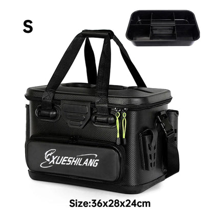 20/28L Portable Fishing Barrel Box EVA Fishing Bag Rod Bait Reel Fish Storage Bag Single Shoulder Bag Hook Lure Luya Handbag - Wild Frontier Gear LLC