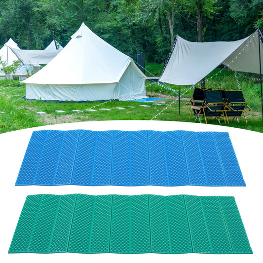 Double Egg Crate Sleeping Pad Foldable Thickened Foam Sleep Mat for Outdoor Camping 186x57CM Sleeping Pad Egg Crate Sleeping Pad Wild Frontier Gear LLC