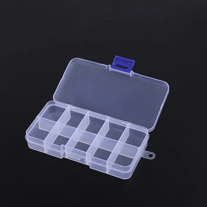 28 Grid Rectangle Plastic Jewelry Box Compartment Storage Box Case Jewelry Earring Bead Craft Display Container Organizer