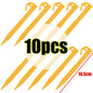 Outdoor Camping Tent Nails Sand Ground Triangular Stake Ground Awning Camping Tools Plastic Tent Pegs Nail Accessories 50/10pcs Wild Frontier Gear LLC