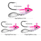 1pc Jig Head 7.5g 10.5g 15g Fishing Lures Sinking Rotating Sequin Metal Spoons Fishing Hooks Jigging Jigs Fishhook Baits Tackle