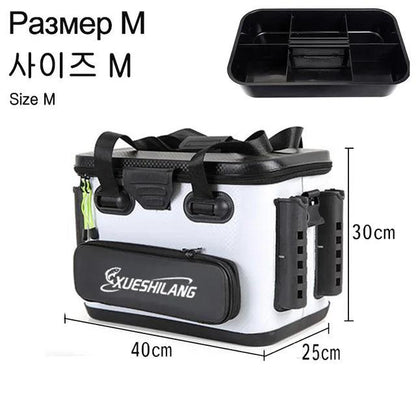 EVA Multifunction Fishing Bucket Rod Bait Reel Lure Live Fish Storage Bag Large Capacity Camping Fishing Accessories Tackle Box - Wild Frontier Gear LLC