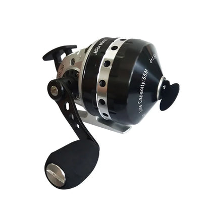 Fishing Spincast Reel 4+1BB Metal Spool BL30 Outdoor Slingshot REEL Shooting with PE Line 45M