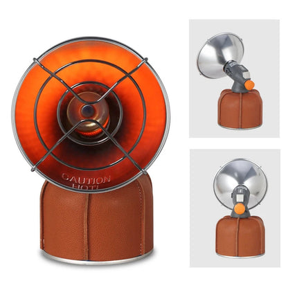 Outdoor Portable Mini Heater Winter Camping fishing tent Stove Gas Burner Heating Survival Equipment Windproof Stainless Steel Wild Frontier Gear LLC