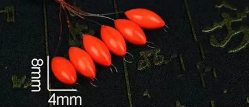 120pcs (20packs)/lot Oval Fishing Float Seven Star Bobber Beans Rig Making Floating Beans Red/Yellow/Mix Beads Carp Fishing J494 Wild Frontier Gear LLC