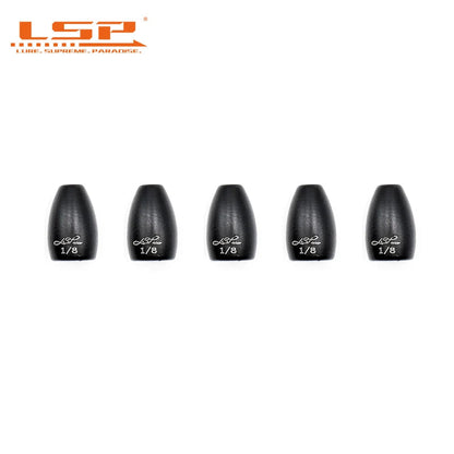 LSP Texas Rig Tungsten Sinker 1/16 - 1 Oz Bullet Bass Fishing Weight 1.8-28g Lure Accessories Fishing Goods For Winter Fishing Wild Frontier Gear LLC