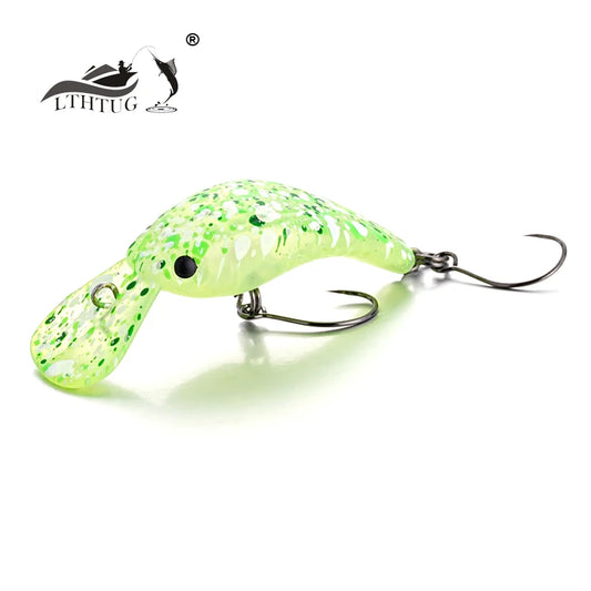 LTHTUG Area Trout Fishing Lure RUSH BELL Medium Diving Minnow 33mm 2g Floating Crankbait Noiseless Hard Artificial LW124