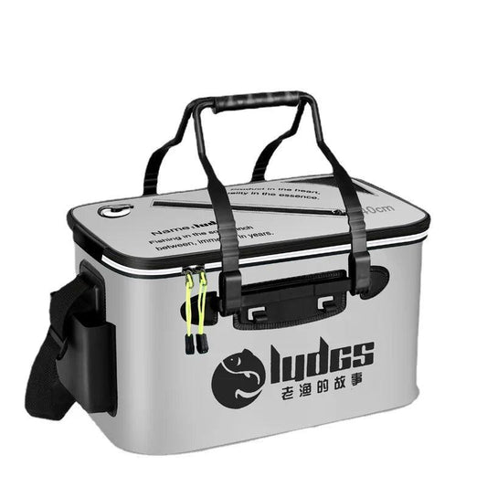 44/50cm Fishing Bucket Fishing Tackle Bag Folding EVA Live Fish Box Hand Outdoor Waterproof Camping Hiking Water Bag Storage - Wild Frontier Gear LLC