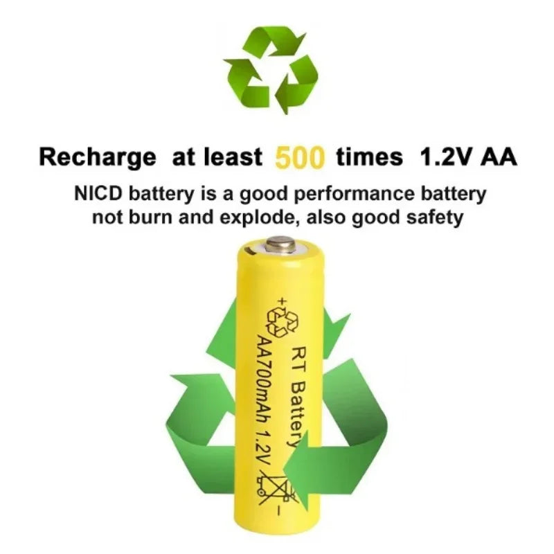 Skywolfeye 30pcs/24pcs/18pcs/12pcs/6pcs AA AAA NiMh 1.2V 700mah Rechargeable Battery Set with 6 Slot Battery Charger Wild Frontier Gear LLC