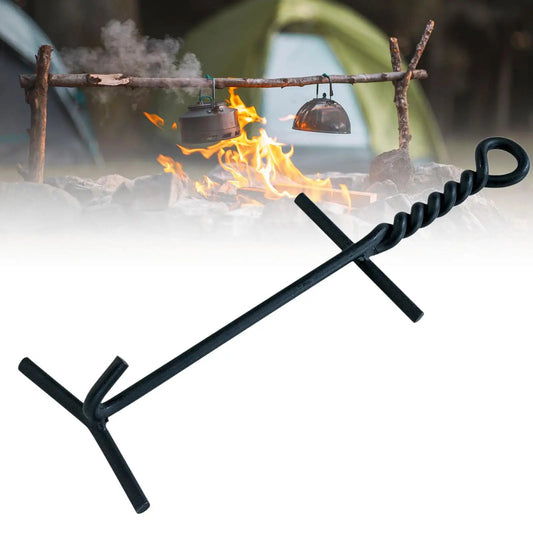 Dutch Oven Lid Lifter Cooking Pot Pan Oven Lift Handle Camping Cooking Utensils Dutch Oven Cover Lifter for Outdoor Equipment Wild Frontier Gear LLC