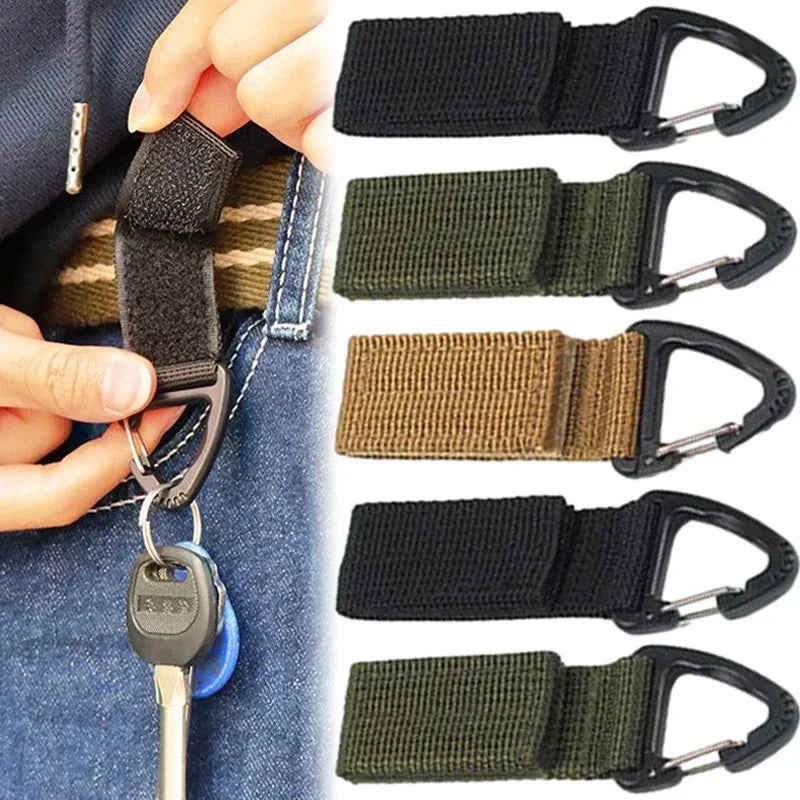 Outdoor Camping Carabiner Nylon Molle Tactical Key Hook - Wild Frontier Gear LLC