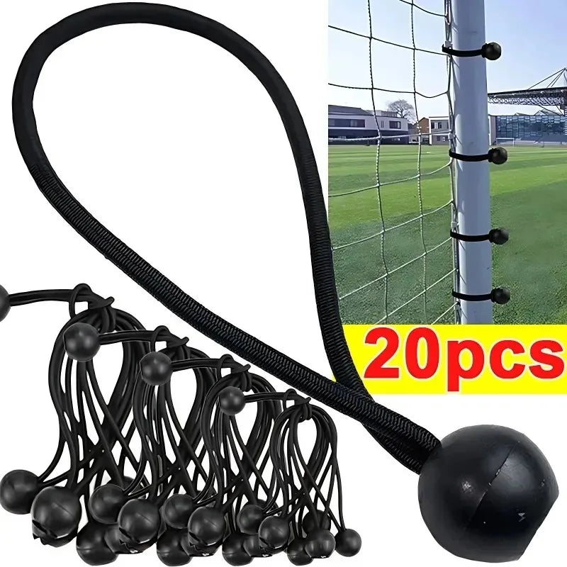 Outdoor Elastic Ball Rope Bungee Cords Portable Tent Fixing Tarpaulin Awning Canopy Heavy Duty Tarp Tie Down for Shelter Cargo Wild Frontier Gear LLC
