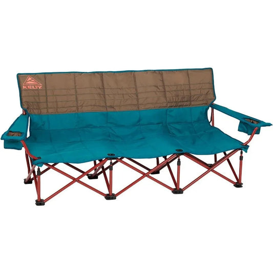 Kelty Lowdown Couch - 3 Person Capacity Camping Chair, Extra Large and Sturdy Bench for Campsites,Soccer Games,Backyard Parties Wild Frontier Gear LLC