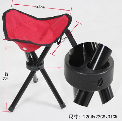 Outdoor Beach fishing camping Travel chair Foldable hunting tool  3 legs hunting seat hunting accessories - Wild Frontier Gear LLC