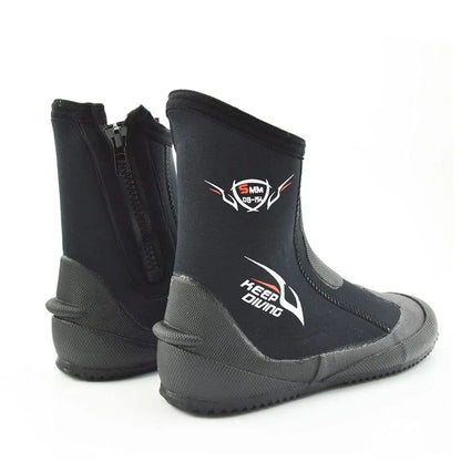Title: These 5mm Neoprene Scuba Diving Boots Will Keep Your Feet Warm No Matter How Cold the Water Gets!