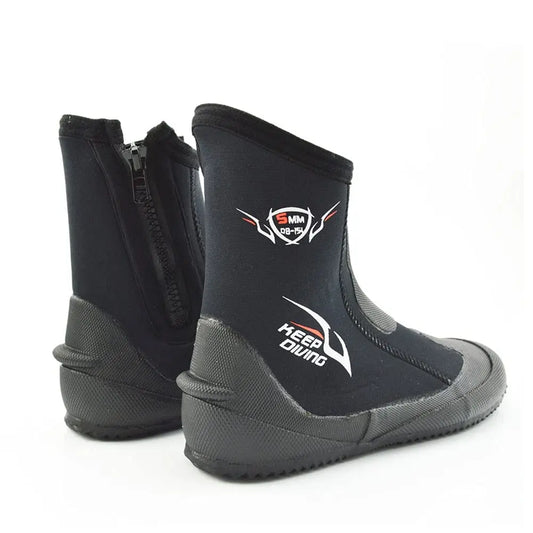 Title: These 5mm Neoprene Scuba Diving Boots Will Keep Your Feet Warm No Matter How Cold the Water Gets!