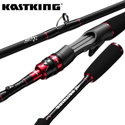 KastKing Max Steel Rod Carbon Spinning Casting Fishing Rod with 1.80m 2.13m 2.28m 2.4m Baitcasting Rod for Bass Pike Fishing - Wild Frontier Gear LLC