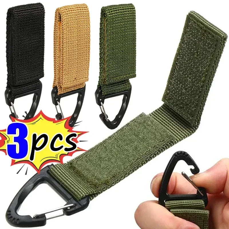 Outdoor Camping Carabiner Nylon Molle Tactical Key Hook - Wild Frontier Gear LLC