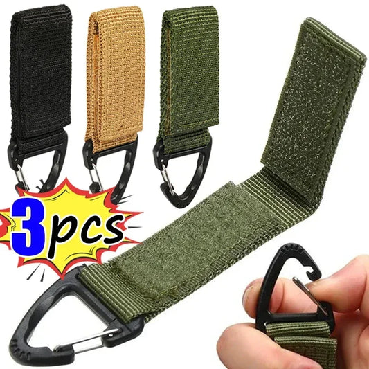 Outdoor Camping Carabiner Nylon Molle Tactical Key Hook - Wild Frontier Gear LLC