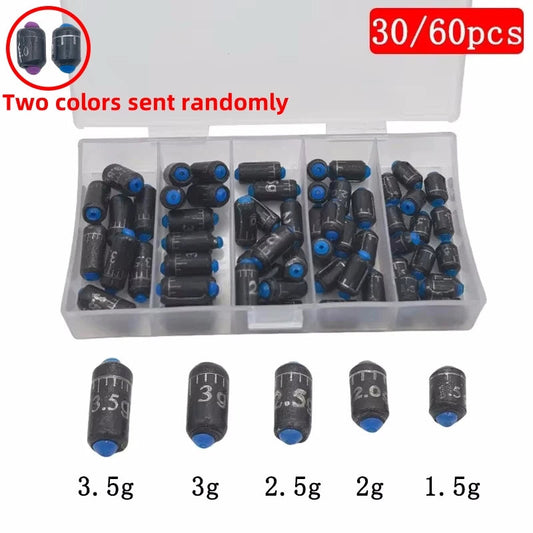 30/60 pieces scale lead table fishing lead leather scale lead fishing gear accessories wholesale Wild Frontier Gear LLC