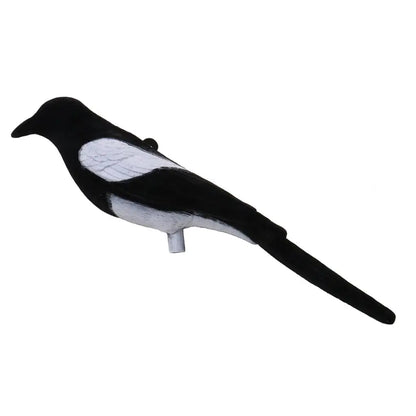 Flocked Magpie for Larsen Trap Cage Decoy Bird Hunting Shooting Decoying
