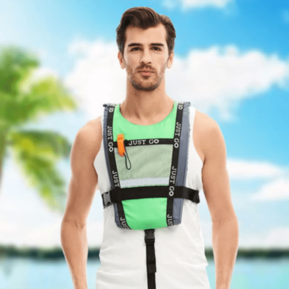 2023 New Adult life vest Boating rafting Swimming Kayaking surf paddleboard Life vest Portable water sports buoyancy vest - Wild Frontier Gear LLC