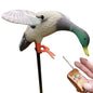 Decoy Mallard Ducks Flexible Duck Decoy SpinningWing Battery Powered Motion Remote Controller Life-like Duck PE Ducks