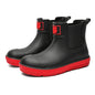 Rain Boots Men Anti-slip Wear-resistant Plush Fashion Kitchen Autumn Winter New Rain Shoes Ankle Women Waterproof Shoes - Wild Frontier Gear LLC
