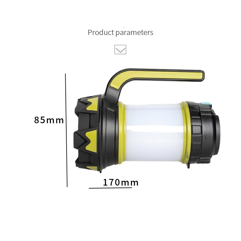 ZK30 Powerful Lantern Rechargeable LED Torch Camping Flashlight Waterproof Led Outdoor  Portable Camping Lamp Torch Flash Light