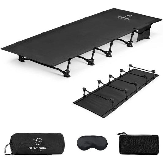 Camping Cot Compact Folding Cot Bed for Outdoor Backpacking Camping Cot Bed Wild Frontier Gear LLC