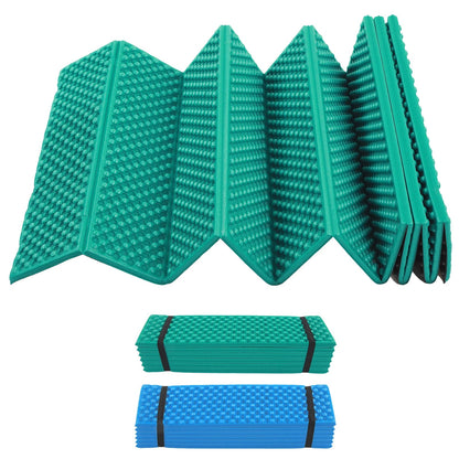 Double Egg Crate Sleeping Pad Foldable Thickened Foam Sleep Mat for Outdoor Camping 186x57CM Sleeping Pad Egg Crate Sleeping Pad Wild Frontier Gear LLC