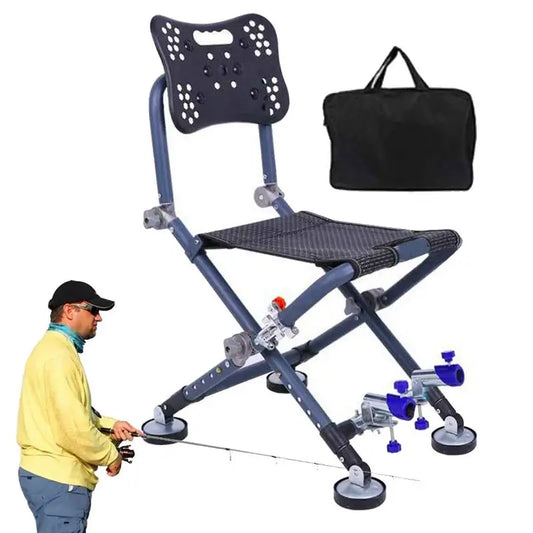 Travel Ultralight Folding Chair Superhard High Load Outdoor Camping Chair Portable Beach Hiking Picnic Seat Fishing Tool - Wild Frontier Gear LLC