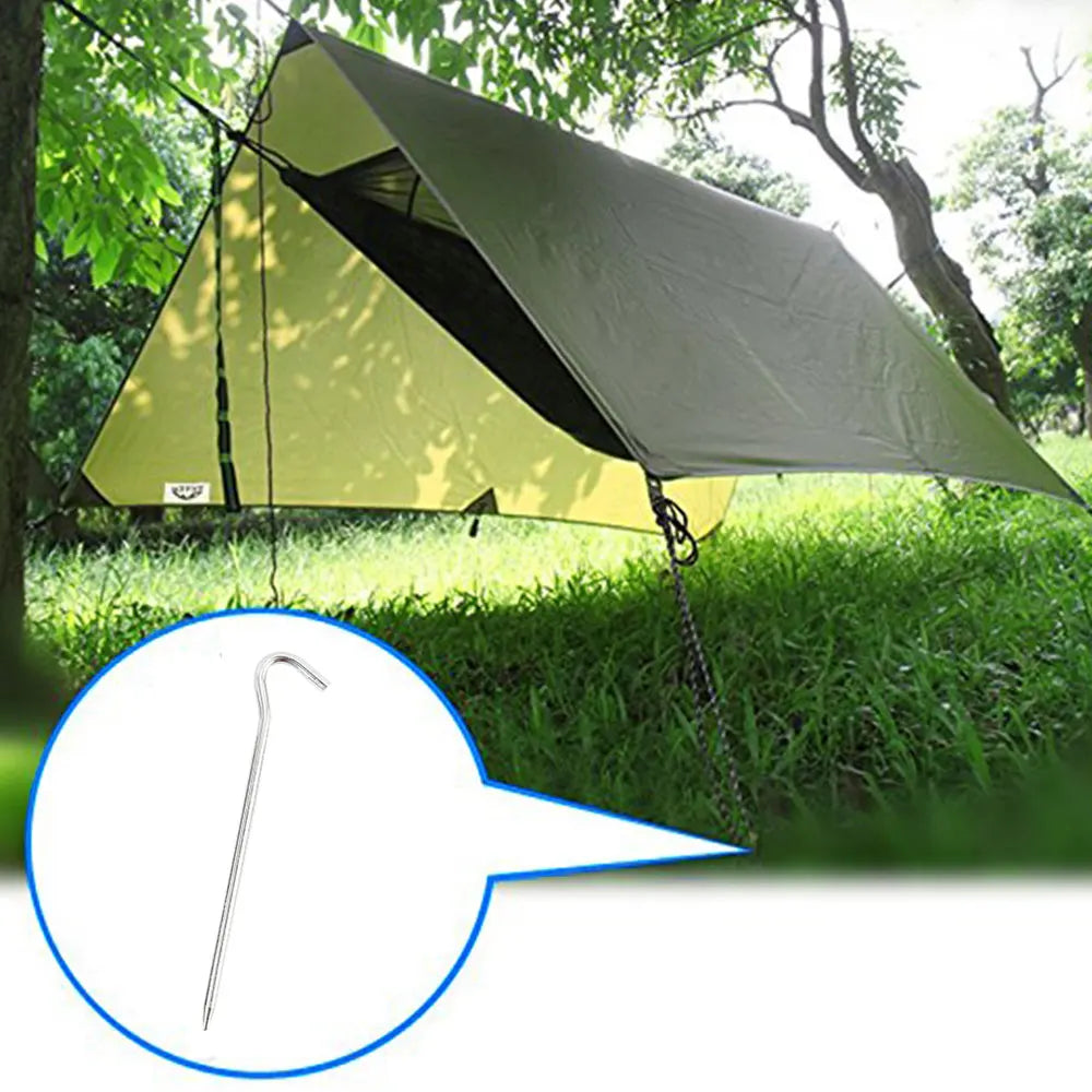 3x3m Awning Waterproof Sun Shelter Tent Tarp for Beach Shade Outdoor Camping Hammock Rain Fly Ultralight UV Garden Awning Canopy Wild Frontier Gear LLC