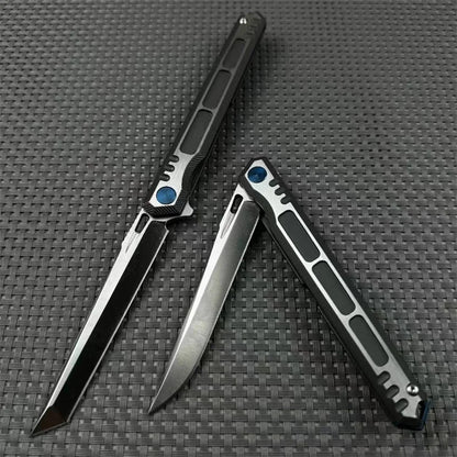 Portable Folding Pocket knife M390 blade Titanium Handles Tanto Outdoor survival Fishing Tactical Hunting Camping EDC Multitool
