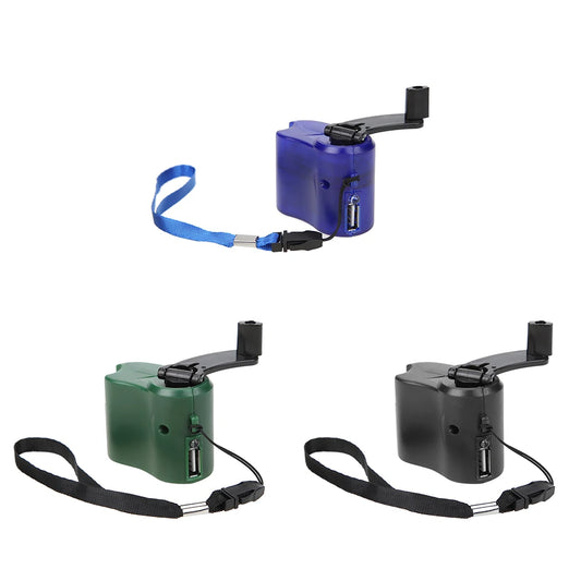 USB Mobile Phone Emergency Charger Portable Hand Crank Dynamo - Wild Frontier Gear LLC